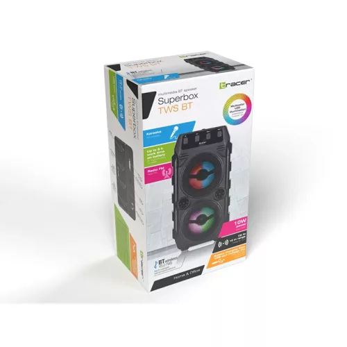 Tracer 46612 Superbox TWS BT bluetooth hangszóró-5907512865200 6 kép