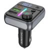 Borofone Transmitter FM BC50 Ascenso MP3, Bluetooth - 2xUSB + Type C --6941991115257 3 kép