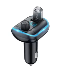   Yesido Transmitter FM Y44 MP3, Bluetooth - 2xUSB + microSD - 20W fekete