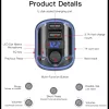 Yesido Transmitter FM Y44 MP3, Bluetooth - 2xUSB + microSD - 20W feket-6971050264664 8 kép