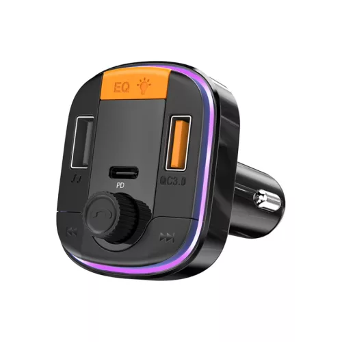 Yesido Transmitter FM Y45 MP3, Bluetooth - 2xUSB + Type C + microSD - -6971050264671 2 kép