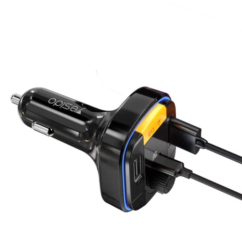 Yesido Transmitter FM Y45 MP3, Bluetooth - 2xUSB + Type C + microSD - -6971050264671 4 kép