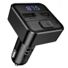 Borofone FM Transmitter BC63 Selecto MP3, Bluetooth - 2xUSB - fekete