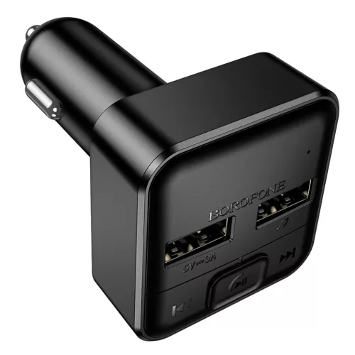 Borofone FM Transmitter BC63 Selecto MP3, Bluetooth - 2xUSB - fekete-6941991126185 2 kép