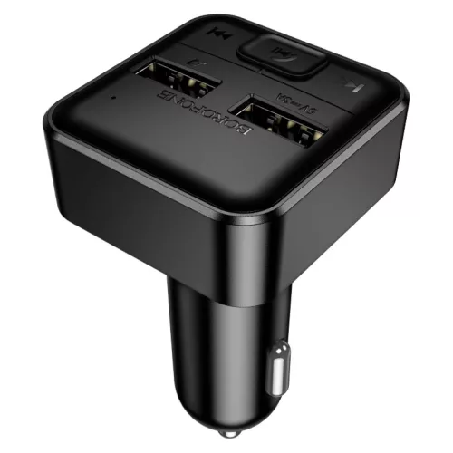Borofone FM Transmitter BC63 Selecto MP3, Bluetooth - 2xUSB - fekete-6941991126185 4 kép