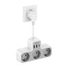 TESSAN TS-323X-C hálózati elosztó USB porttal-6975799319692 1 kép