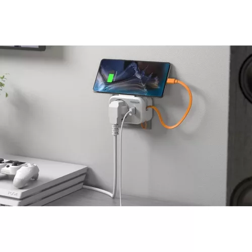 Tessan Fali Aljzat TS-332-DE  USB porttal elosztó-6975799319937 3 kép