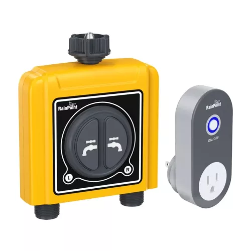 RainPoint 2 zónás öntözésvezérlő alkalmazással (TTV203FRF + TW-5907085528694 2 kép