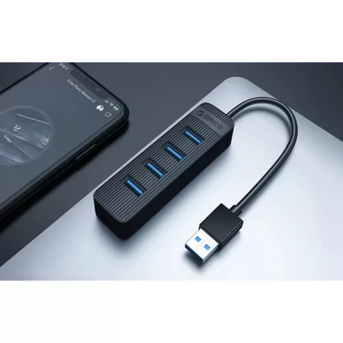 Orico Hub USB-A to 4xUSB-A 3.0 - fekete-6942227120410 5 kép