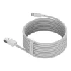Baseus Simple Wisdom USB-Lightning kábel, 2.4A, 1.5m, 2db (fehér)-6953156230316 3 kép