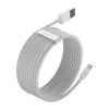 Baseus Simple Wisdom USB-Lightning kábel, 2.4A, 1.5m, 2db (fehér)-6953156230316 4 kép