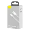 Baseus Simple Wisdom USB-Lightning kábel, 2.4A, 1.5m, 2db (fehér)-6953156230316 8 kép