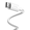 Baseus Simple Wisdom Micro USB - USB kábel, 2.1A, 1.5m (fehér) 2 db.-6953156203334 3 kép