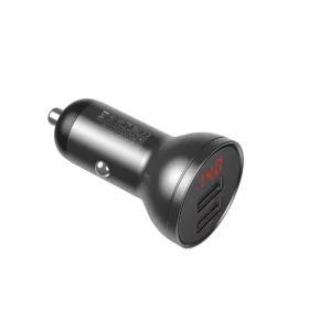 Baseus autós töltő digitális kijelzővel, 2xUSB csatlakozóval + 3-6953156215405 2 kép