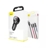 Baseus autós töltő digitális kijelzővel, 2xUSB csatlakozóval + 3-6953156215405 7 kép