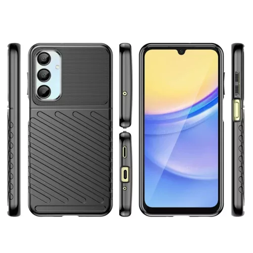 Thunder Case Samsung Galaxy A26 szilikon páncélozott tok - fekete to-5907769372094 3 kép