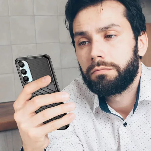 Thunder Case Samsung Galaxy A26 szilikon páncélozott tok - fekete to-5907769372094 4 kép