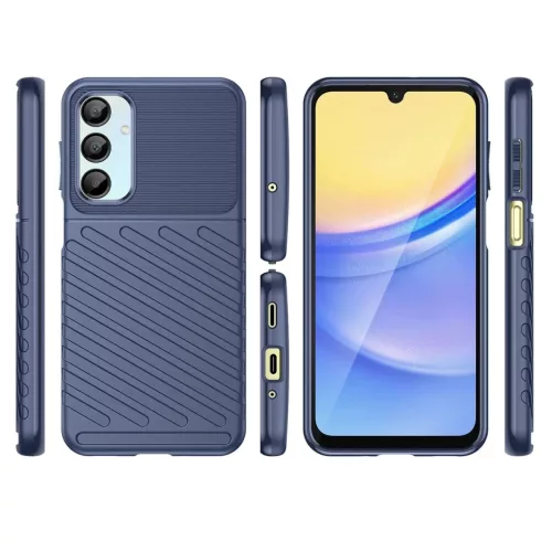 Thunder Case Samsung Galaxy A26 szilikon páncél tok - kék tok-5907769372100 3 kép