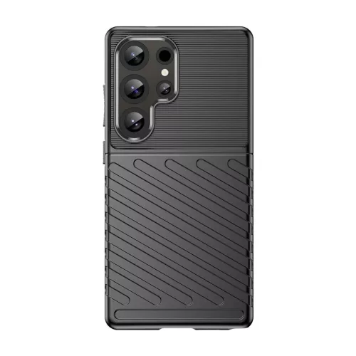 Samsung Galaxy S25 Ultra tok Thunder Case szilikon páncélozott - fek-5907769368257 2 kép
