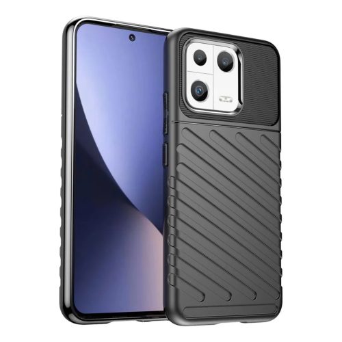 Thunder Case tok Xiaomi 13 szilikon páncél tok fekete
