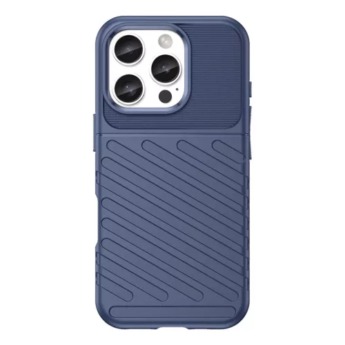 Thunder Case iPhone 16 Pro Max szilikon tok - Kék tok-5907769364884 2 kép