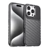Thunder iPhone 16 Pro szilikon tok - fekete-5907769364839 1 kép