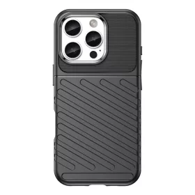 Thunder iPhone 16 Pro szilikon tok - fekete-5907769364839 2 kép