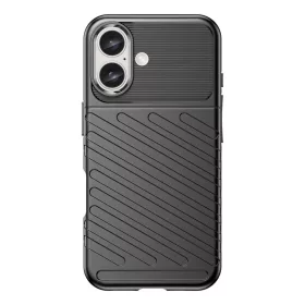 Thunder Case iPhone 16 szilikon tok - fekete-5907769364815 2 kép