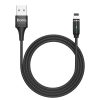 HOCO U76 Fresh USB - Lightning kábel 2A mágneses fejjel 1.2m fekete-6931474716705 2 kép