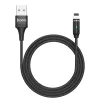 HOCO U76 Fresh USB - Lightning kábel 2A mágneses fejjel 1.2m fekete-6931474716705 2 kép