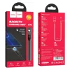 HOCO U76 Fresh USB - Lightning kábel 2A mágneses fejjel 1.2m fekete-6931474716705 6 kép