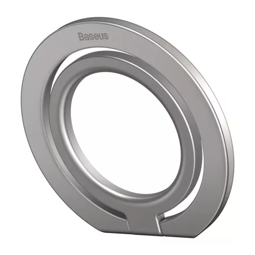 Baseus Holder Halo Series Metal Ring Stand (SUCH000012) ezüst-6932172616977 3 kép