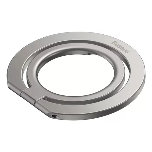 Baseus Holder Halo Series Metal Ring Stand (SUCH000012) ezüst-6932172616977 5 kép