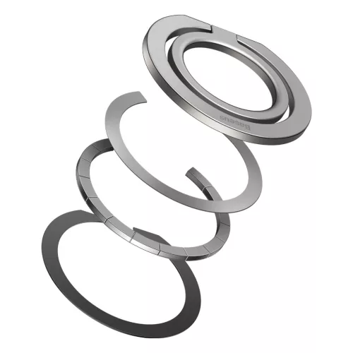 Baseus Holder Halo Series Metal Ring Stand (SUCH000012) ezüst-6932172616977 6 kép