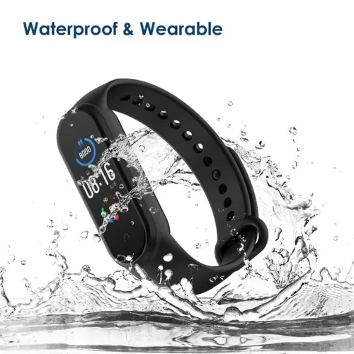 Szíj Xiaomi Mi Band 5/6/7 világos rózsaszín-5900217278955 2 kép
