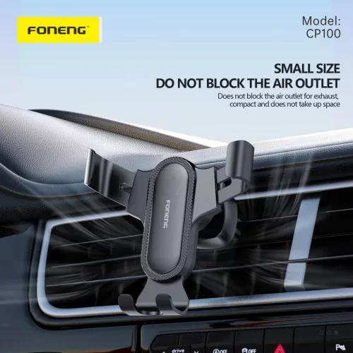 Foneng Car holder CP100 gravity szellőzőre erősíthető autós tele-6970462519829 8 kép