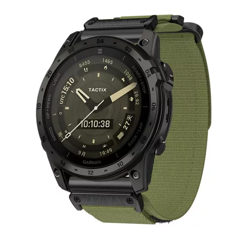 Nylon szíj Garmin 22mm design 1 zöld-5900217439264 3 kép