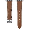 Bőr szíj Apple Watch 42/44/45/49 design 1 barna-5900217439332 3 kép