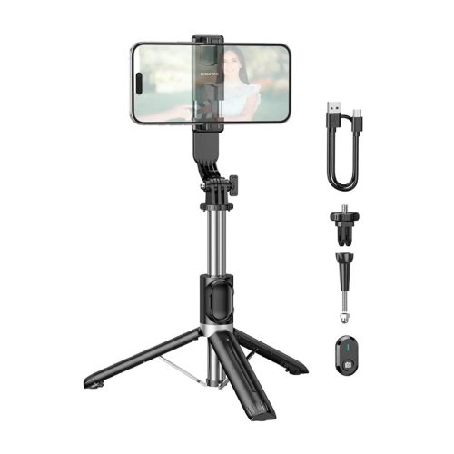 Borofone Selfie Bot BY12 Diva bluetooth selfiebot távirányítóval f-6941991111303 1 kép