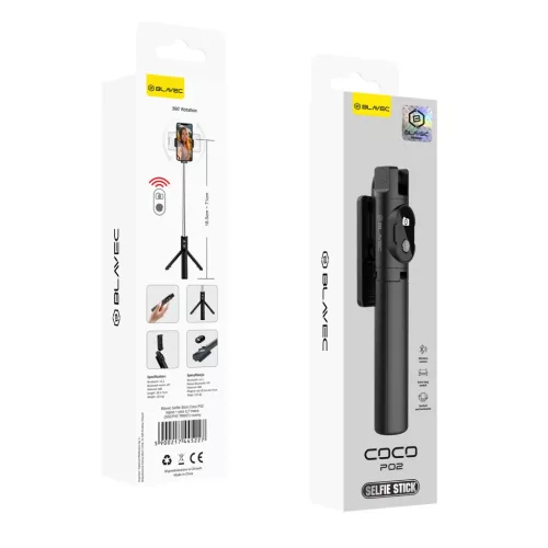 Blavec Selfie Bot Coco P02 tripod + távirányító 0,7 méter (SSCP02-5900217445227 1 kép
