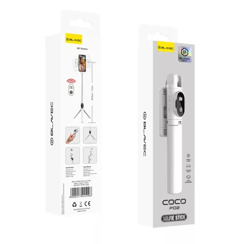 Blavec Selfie Bot Coco P02 tripod + távirányító 0,7 méter (SSCP02-5900217445296 1 kép