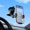 Borofone BH222 Vezeték nélküli töltéses autós telefontartó, fek-6941991119019 7 kép
