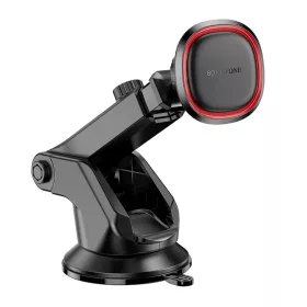 Borofone autós tartó BH125 Roman, mágneses, szélvédőre, fekete-p-6941991119552 2 kép