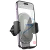 Borofone autós telefontartó BH133 Rio szellőzőre fekete-6941991120664 5 kép