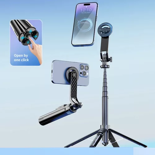 Blavec Selfie Bot Aluminium Fusion P06 Magsafe tripod + távirányít�-5900217466734 5 kép
