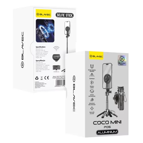 Blavec Aluminium Coco Mini P05 Magsafe tripod + távirányító + tart-5900217466741 3 kép