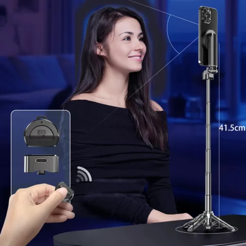 Blavec Aluminium Coco Mini P05 Magsafe tripod + távirányító + tart-5900217466741 9 kép