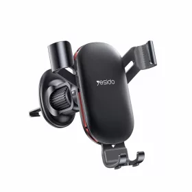 Yesido Gravity autós telefontartó C243 szellőzőre fekete-6942314400821 1 kép