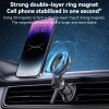 Yesido Mágneses autós tartó C209 Magsafe légbeömlőre fekete-6942314405376 3 kép