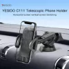 Yesido C111 autós telefontartó műszerfalra rögzíthető fekete-6971050264091 9 kép